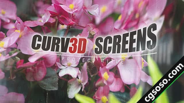 AE模板 三维曲面屏视频展示,影视素材,ZG设计